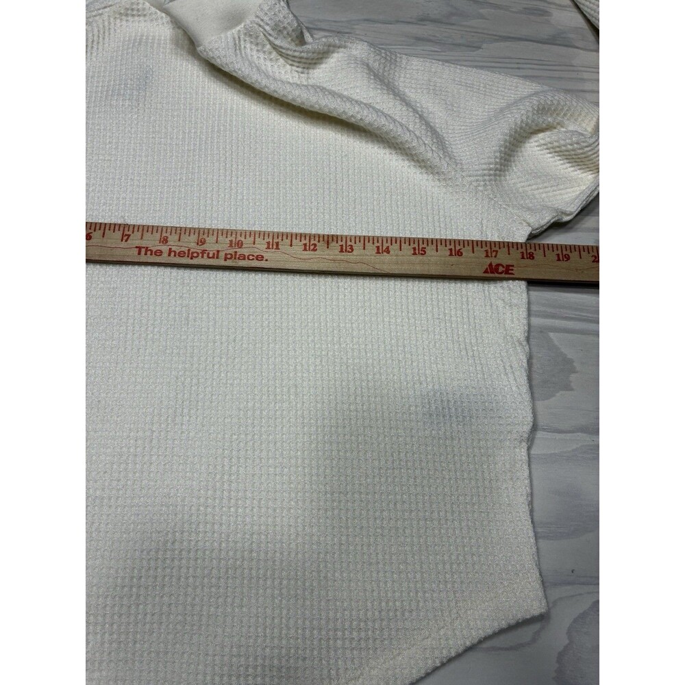Madewell Waffle-Knit Long-Sleeve Crewneck Tee NWT Size XXS - Picture 6 of 8